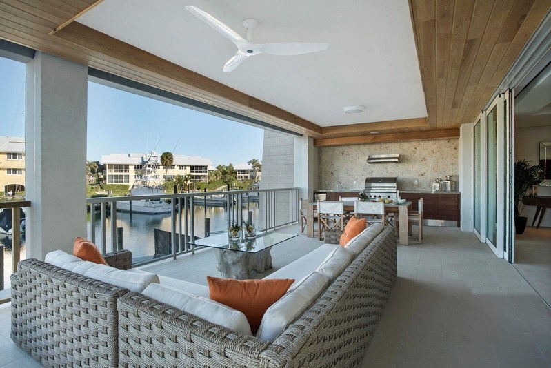 Terrace & Panda Pocket Doors at Lanai 3, 121 Marina Terrace & Panda Pocket Doors at Lanai 3, 121 Marina